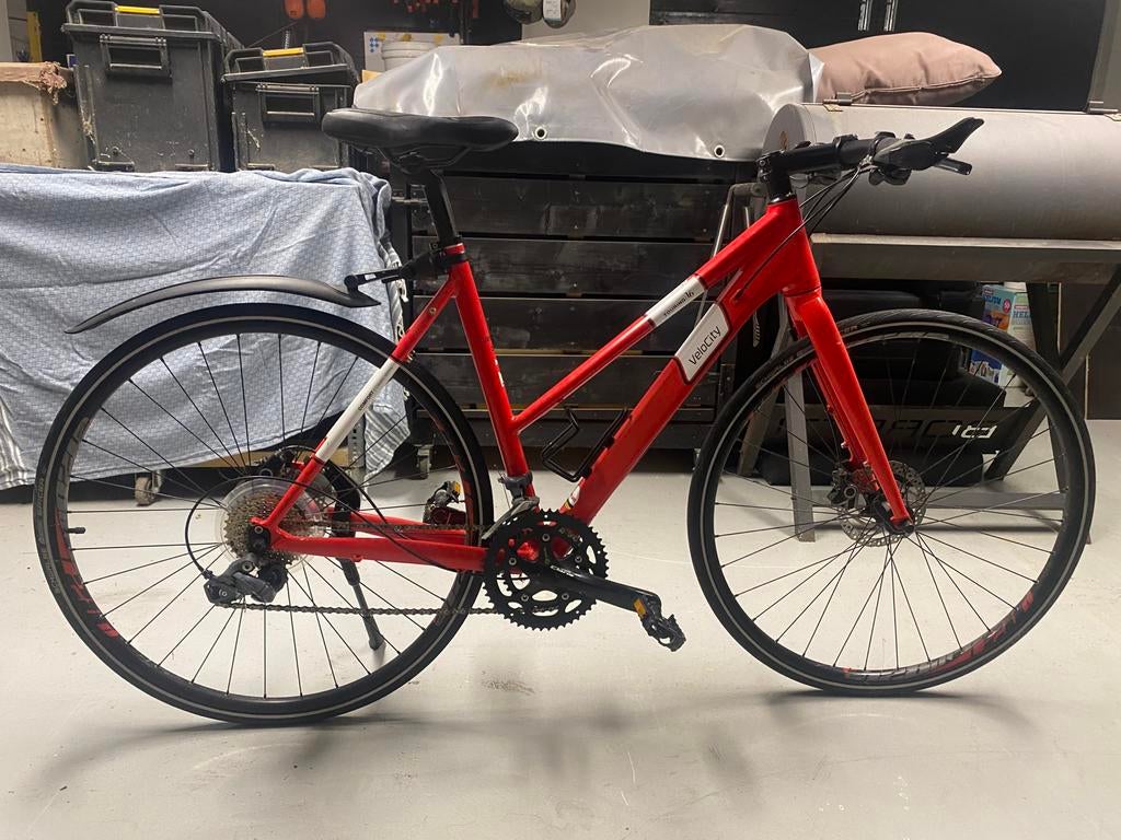 Wielren trekkingfiets vrouw velocity, Fietsen en Brommers, Ophalen, Minder dan 10 versnellingen, Overige merken