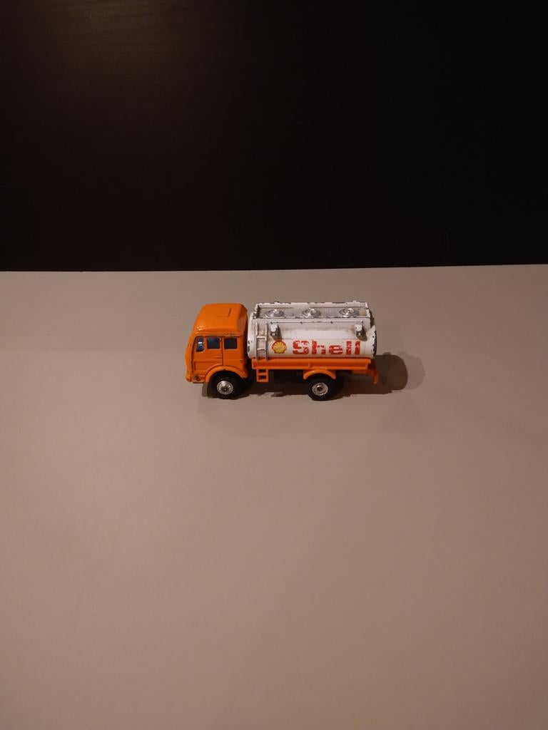 Shinsei Shell Tankwagen - Vintage Modelauto, Hobby en Vrije tijd, Modelauto's | 1:50, Ophalen of Verzenden, Gebruikt, Auto, Overige merken