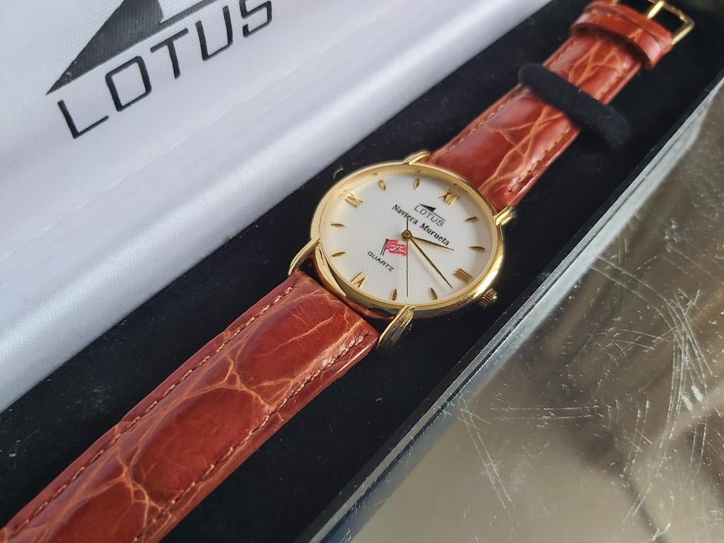 Horloge: Lotus 7794, leder, nieuw in cadeau verpakking, Ophalen of Verzenden, Nieuw, Leer, Overige merken
