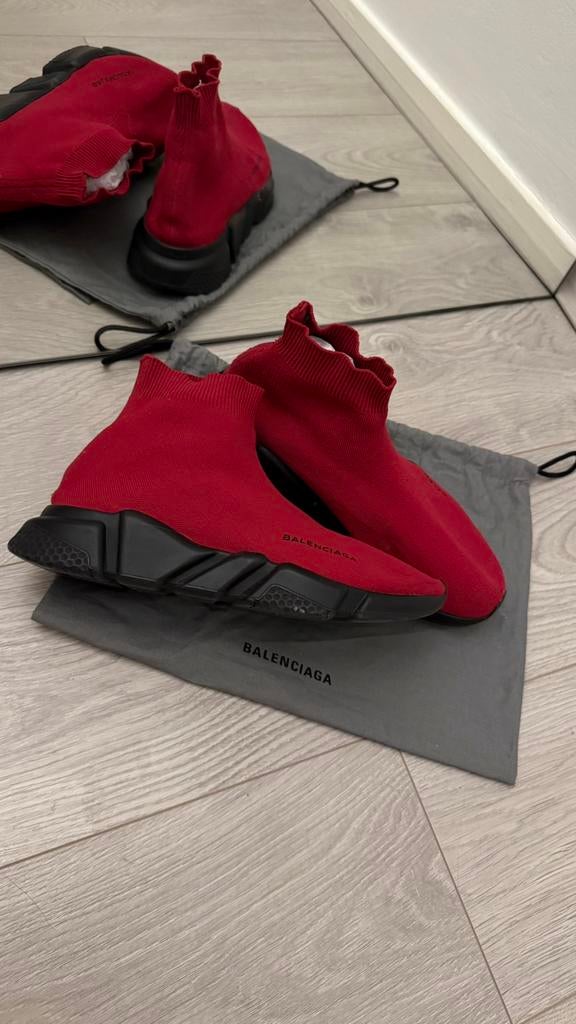 Balenciaga Speed Trainer Bordeaux sneakers maat 42 | zgan, Kleding | Heren, Schoenen, Overige kleuren, Ophalen of Verzenden, Sneakers of Gympen