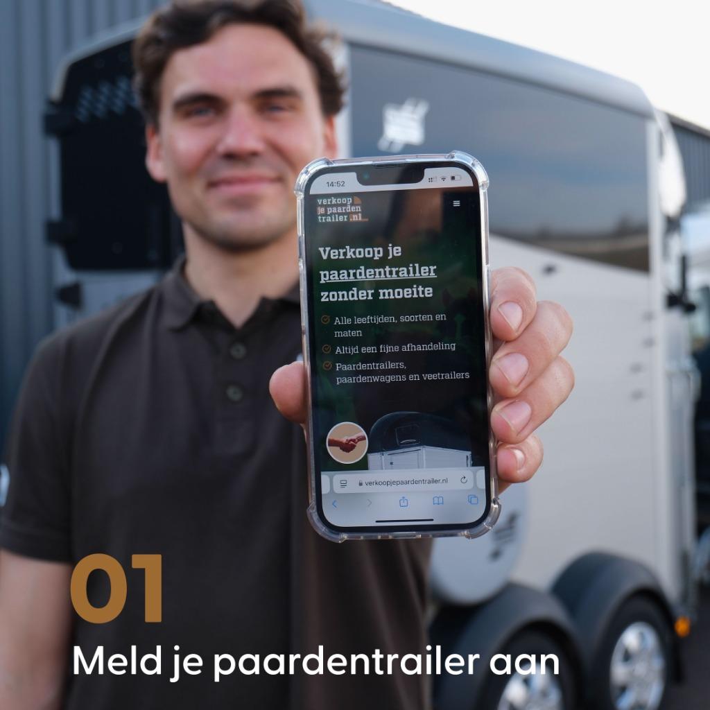Wij kopen alle paardentrailers!! 0647922308, Ophalen, Gebruikt, Overige materialen, Overige typen