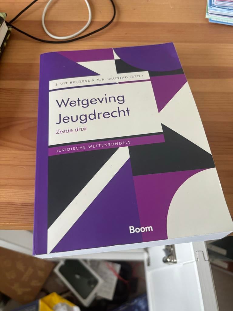 Jeugdrecht bundel 6de druk, Boeken, Studieboeken en Cursussen, Ophalen of Verzenden, Beta, Nieuw, WO