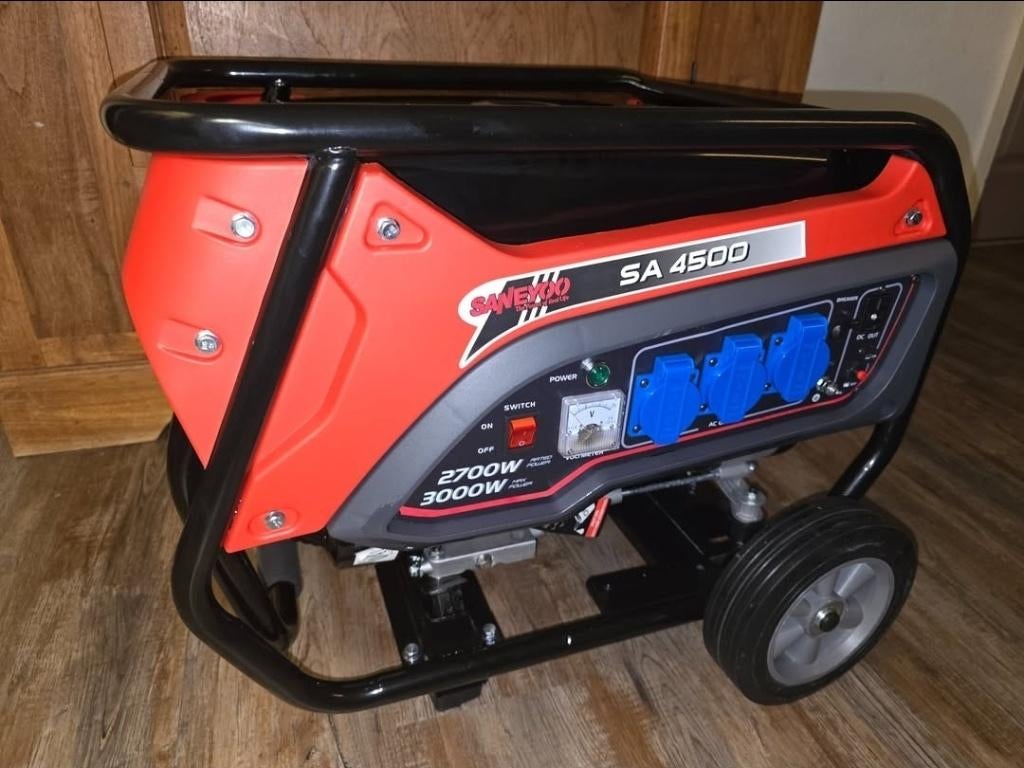 ️❗️NOODSTROOM❗️NIEUW! SA4500 Generator / aggregaat 3000Watt️, Ophalen, Nieuw, Minder dan 5 kVA, Benzine