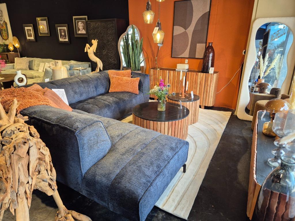 Dressoir Zanzibar | 160cm | Marmer | Acacia Extra Voordelig, Overige materialen, 150 tot 200 cm, Nieuw, Ophalen of Verzenden