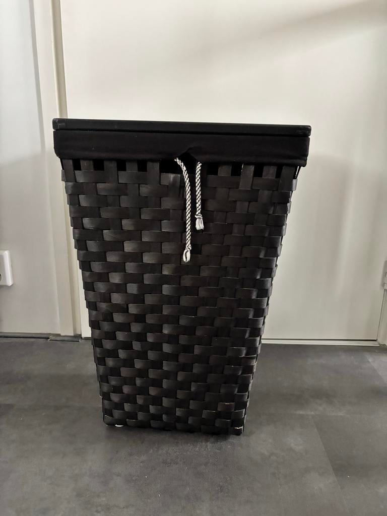 IKEA KNARRA wasmand zwart - 4 stuks, Huis en Inrichting, Woonaccessoires | Schalen en Manden, Ophalen, Kunststof, Mand, Vierkant