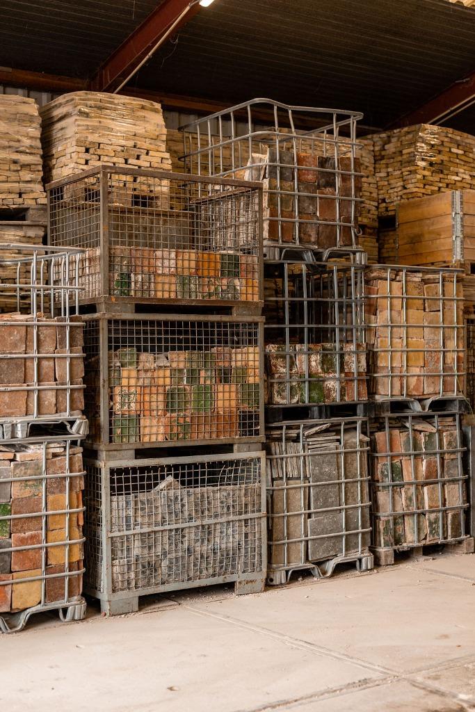 Oude vloertegels - Antieke plavuizen - Estrikken - 4.500M2!, Doe-het-zelf en Verbouw, Tegels, Overige materialen, Gebruikt, Ophalen of Verzenden