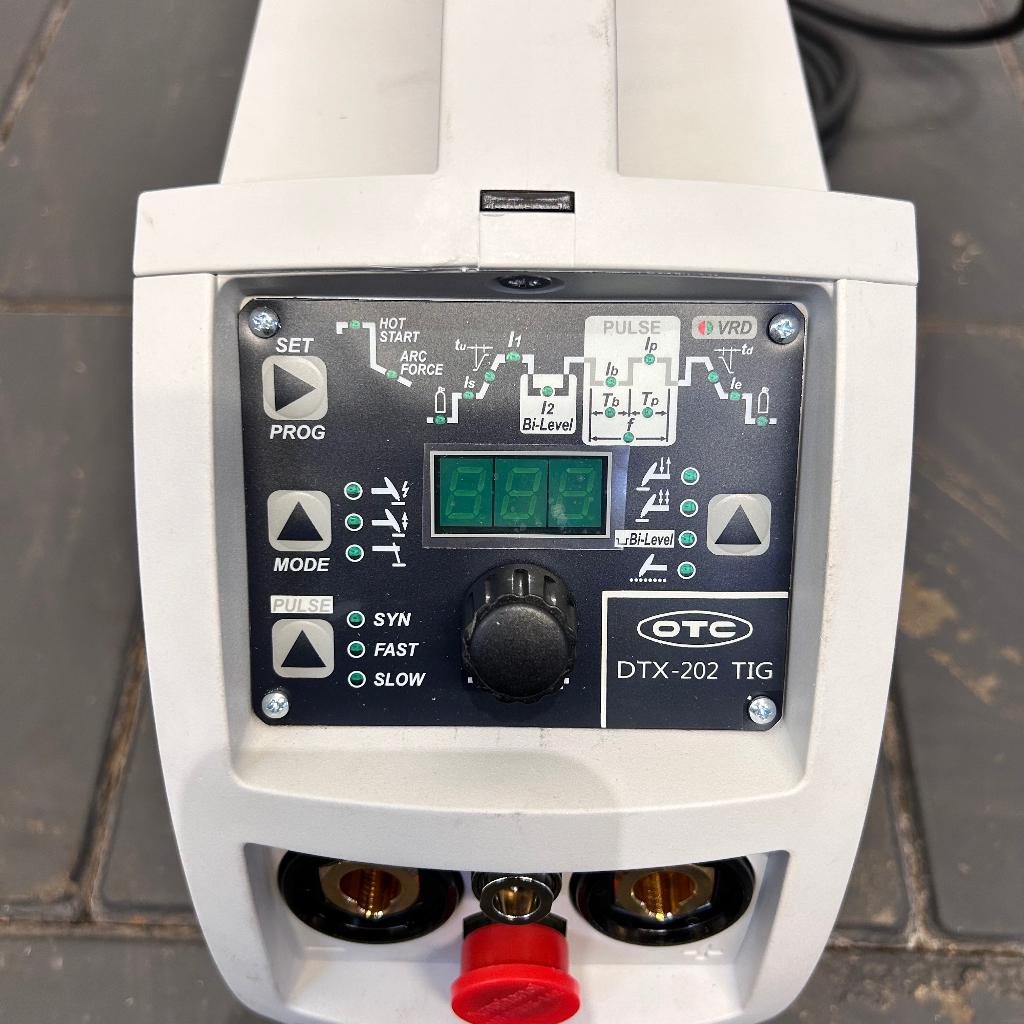 OTC DTX202 Tig Lasapparaat Pulse Lasmachine Draagbaar, Ophalen of Verzenden, Nieuw, 150 tot 250 ampère, Tig