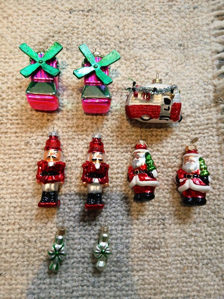Gekleurde Kerstornamenten / kerstballen, Ophalen of Verzenden