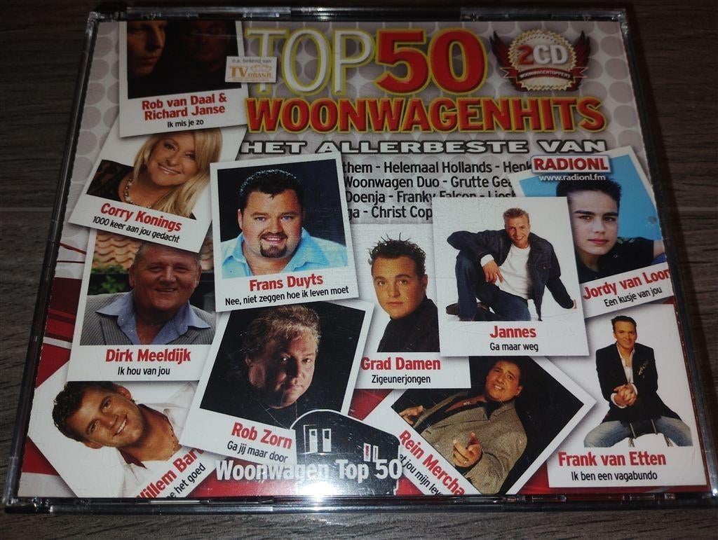 Top 50 Woonwagenhits Deel1 [2 CD], Ophalen of Verzenden, Zo goed als nieuw, Levenslied of Smartlap