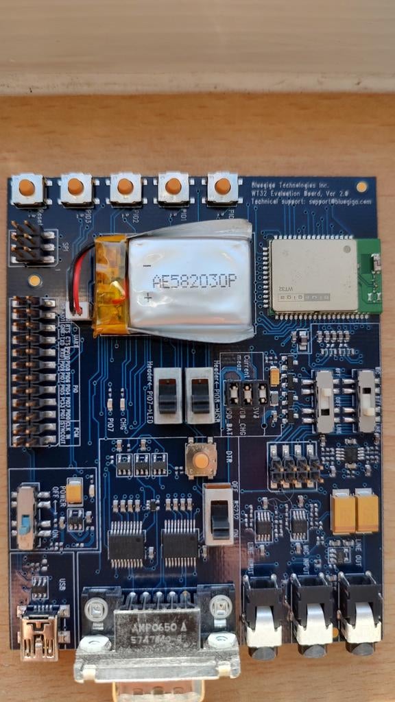 WT32 BlueTooth evaluation board, audioboard, Ophalen of Verzenden