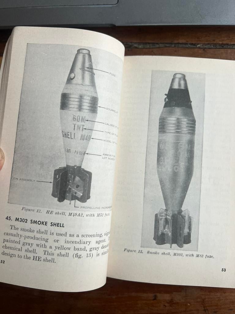 Amerikaans 60 mm mortier voorschrift wo2 modellen, Amerika, Verzenden, Boek of Tijdschrift