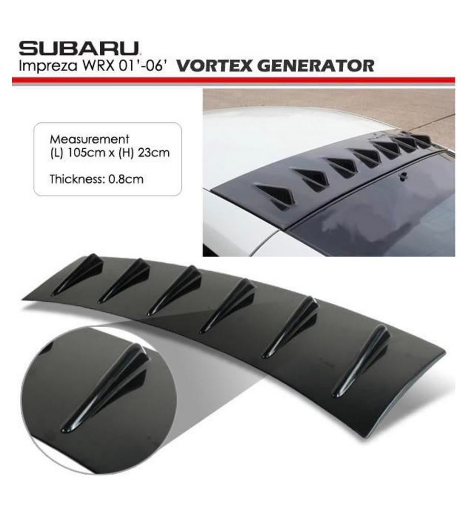 SUBARU IMPREZA GDB WRX STI Dak spoiler 01-07 VORTEX Nieuw, Ophalen of Verzenden, H, H, H