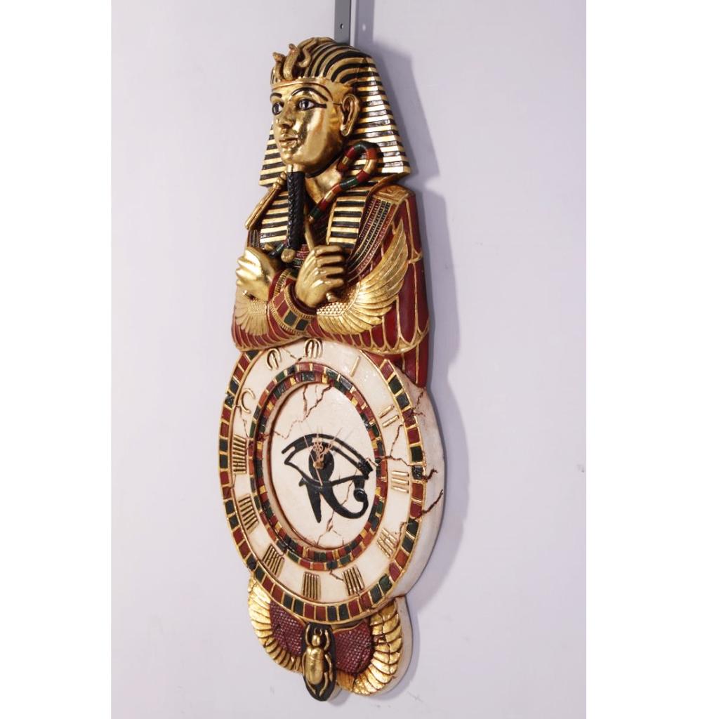 Egyptische Wandklok – Egypte klok Hoogte 102 cm, Huis en Inrichting, Woonaccessoires | Klokken, Ophalen, HorecaBeelden, Overige typen