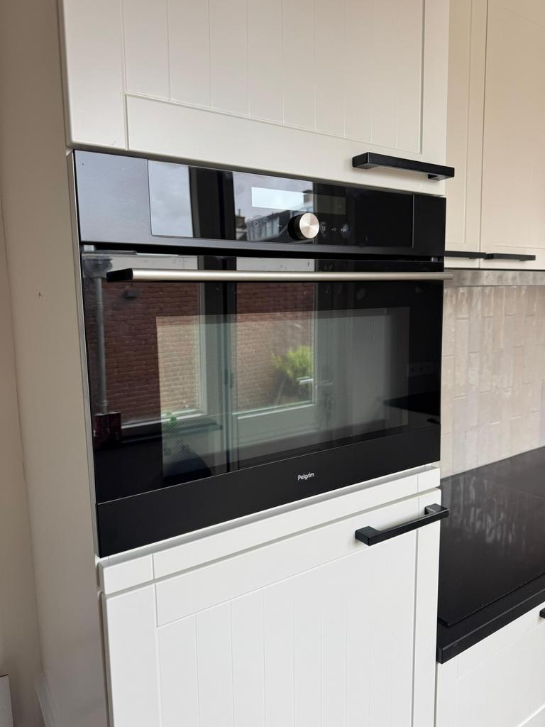 Zeer Nette Complete Hoekkeuken + Apparatuur + GEDEMONTEERD, Ophalen of Verzenden, Zo goed als nieuw, Graniet of Steen, Hoekkeuken