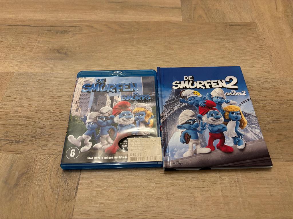 De smurfen 1&2 (blu ray), Ophalen of Verzenden, Zo goed als nieuw, Overige Smurfen, Overige typen