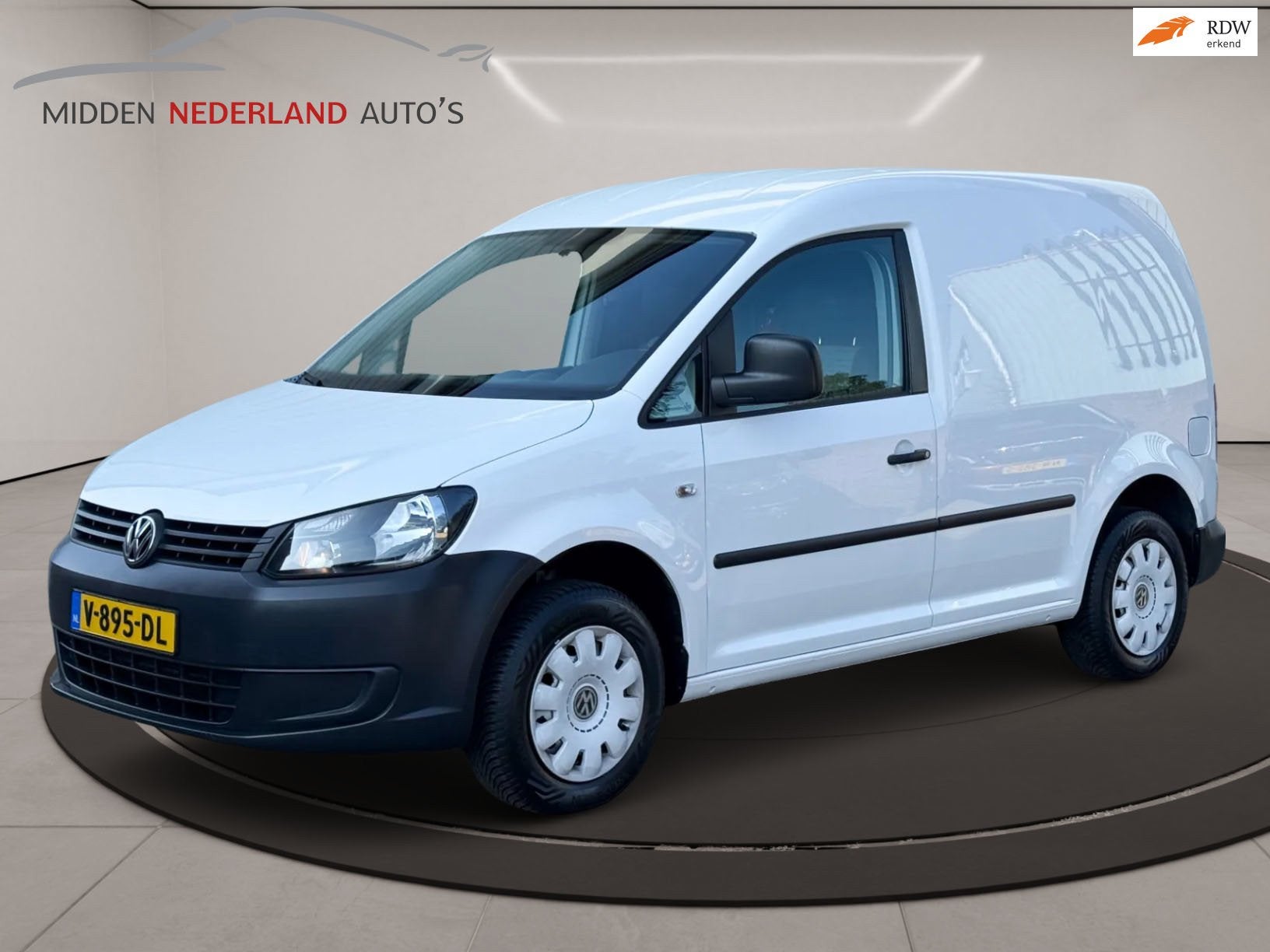 Volkswagen Caddy 1.6 TDI * AIRCO * NIEUWE APK * CRUISE CONTR, Auto's, Bestelauto's, Voorwielaandrijving, Euro 5, Gebruikt, Zwart