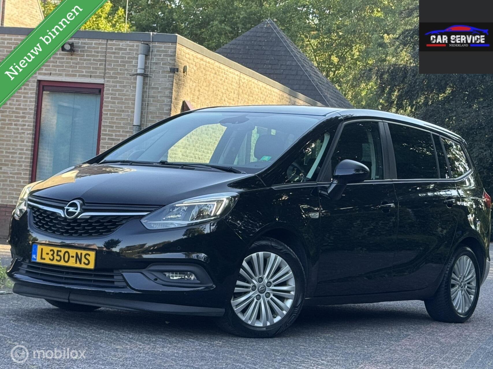 Opel Zafira 1.4 Turbo Online Edition/7PERSOONS/APK/PDC/CAMER, Gebruikt, Euro 6, 4 cilinders, Zwart