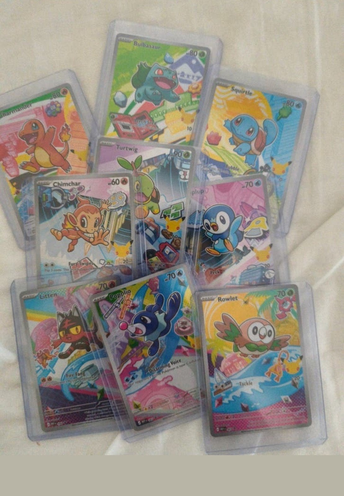 Pokémon First Partner Illustration Kaarten - Complete Set, Ophalen of Verzenden, Zo goed als nieuw, Meerdere kaarten