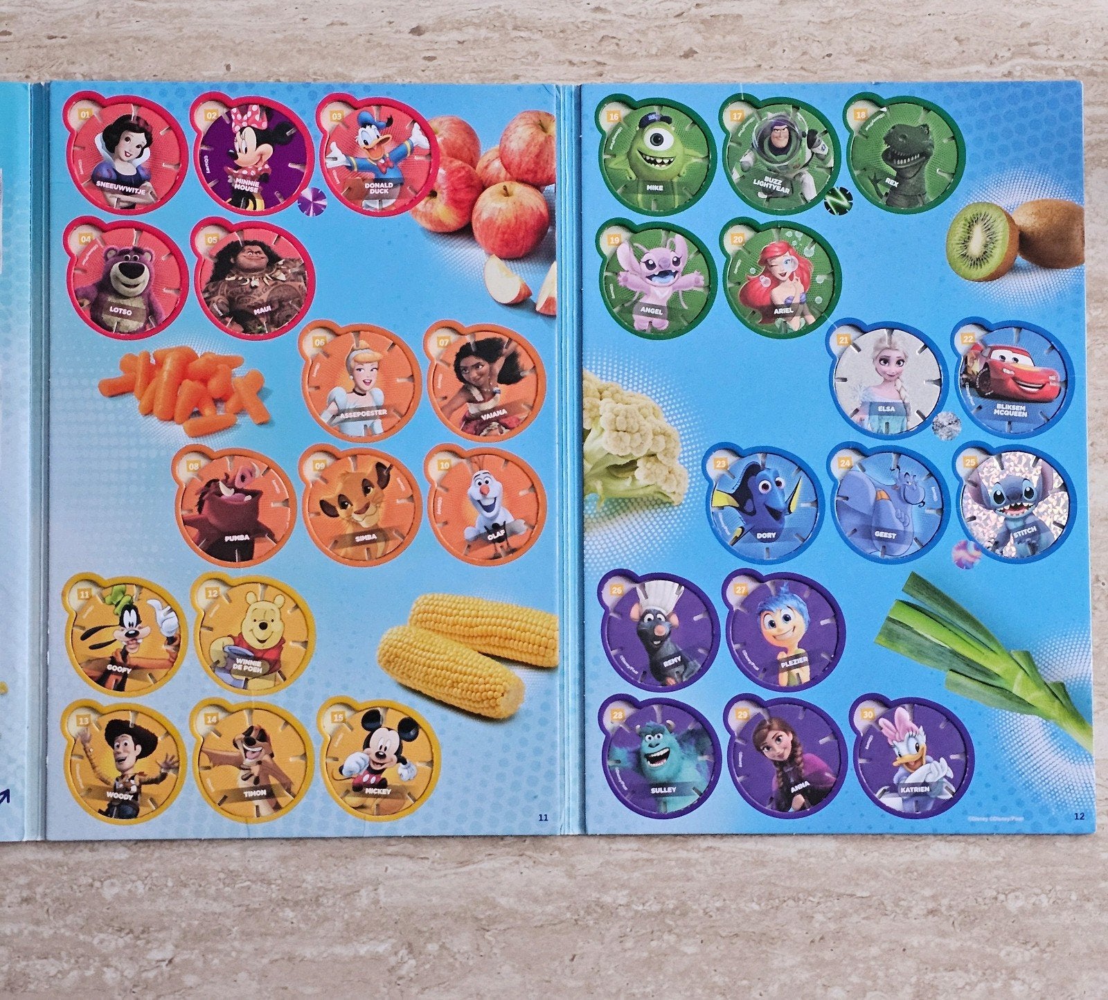 Compleet Disney Diskeyz Album Albert Heijn (30 Diskeys), Verzamelen, Ophalen of Verzenden, Nieuw, Overige typen