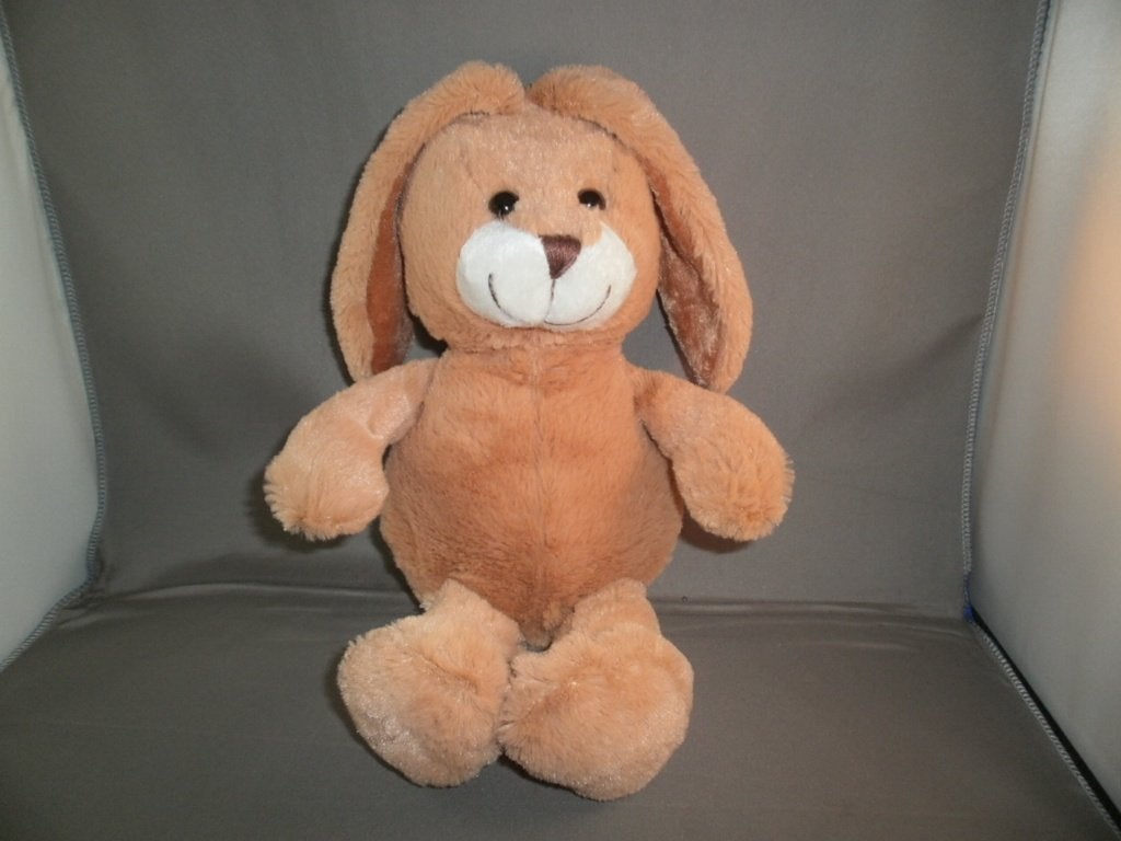 sunkid konijn bruin wit snuitje gestikte bruine neus 32 cm, Overige merken, Overige karakters, Ophalen of Verzenden, Zo goed als nieuw