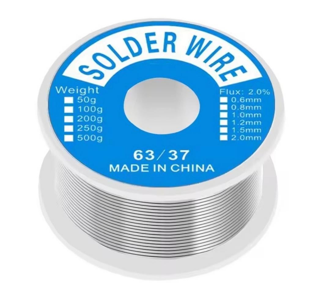 Soldeerdraad 0.8mm - 100 gram - 2% Flux, 63% Tin, Hobby en Vrije tijd, Elektronica-componenten, Nieuw, Ophalen of Verzenden