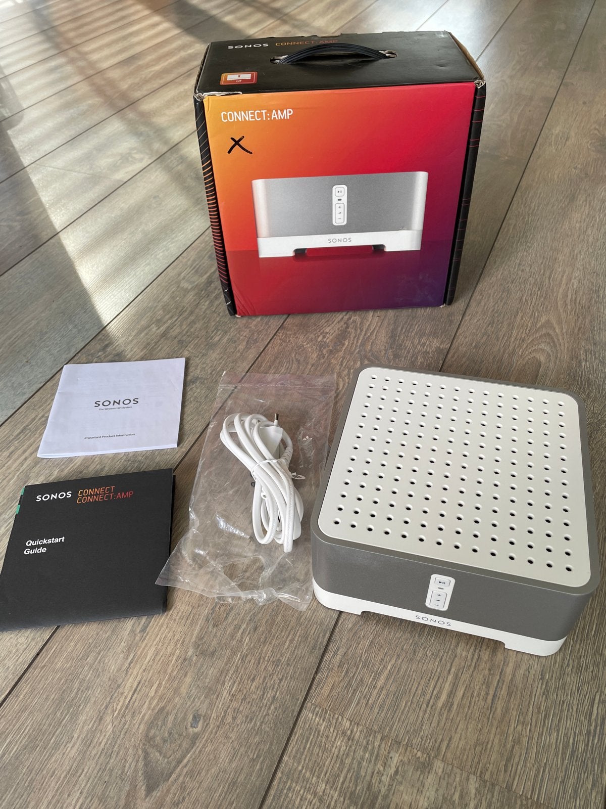 Sonos Connect Amp met S2 app, originele doos en boekje, Overige merken, Ophalen of Verzenden, Zo goed als nieuw, 60 tot 120 watt