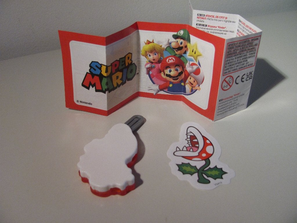 Super Mario piranha plant paperclip, Ophalen of Verzenden, Nieuw, Hardplasticfiguren