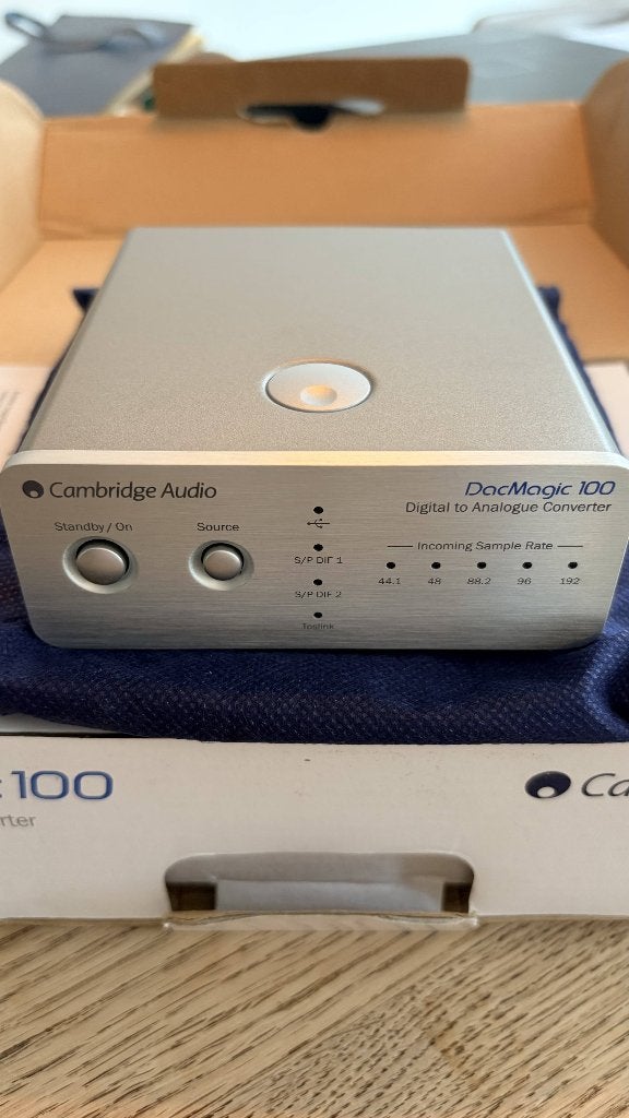 Cambridge Audio DacMagic 100 Silver, Ophalen of Verzenden, Zo goed als nieuw