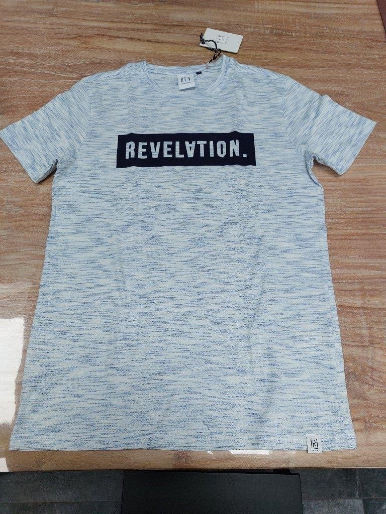 Nieuw lichtblauw shirt van Revelation, maat S, Blauw, Nieuw, Ophalen of Verzenden, Revelation
