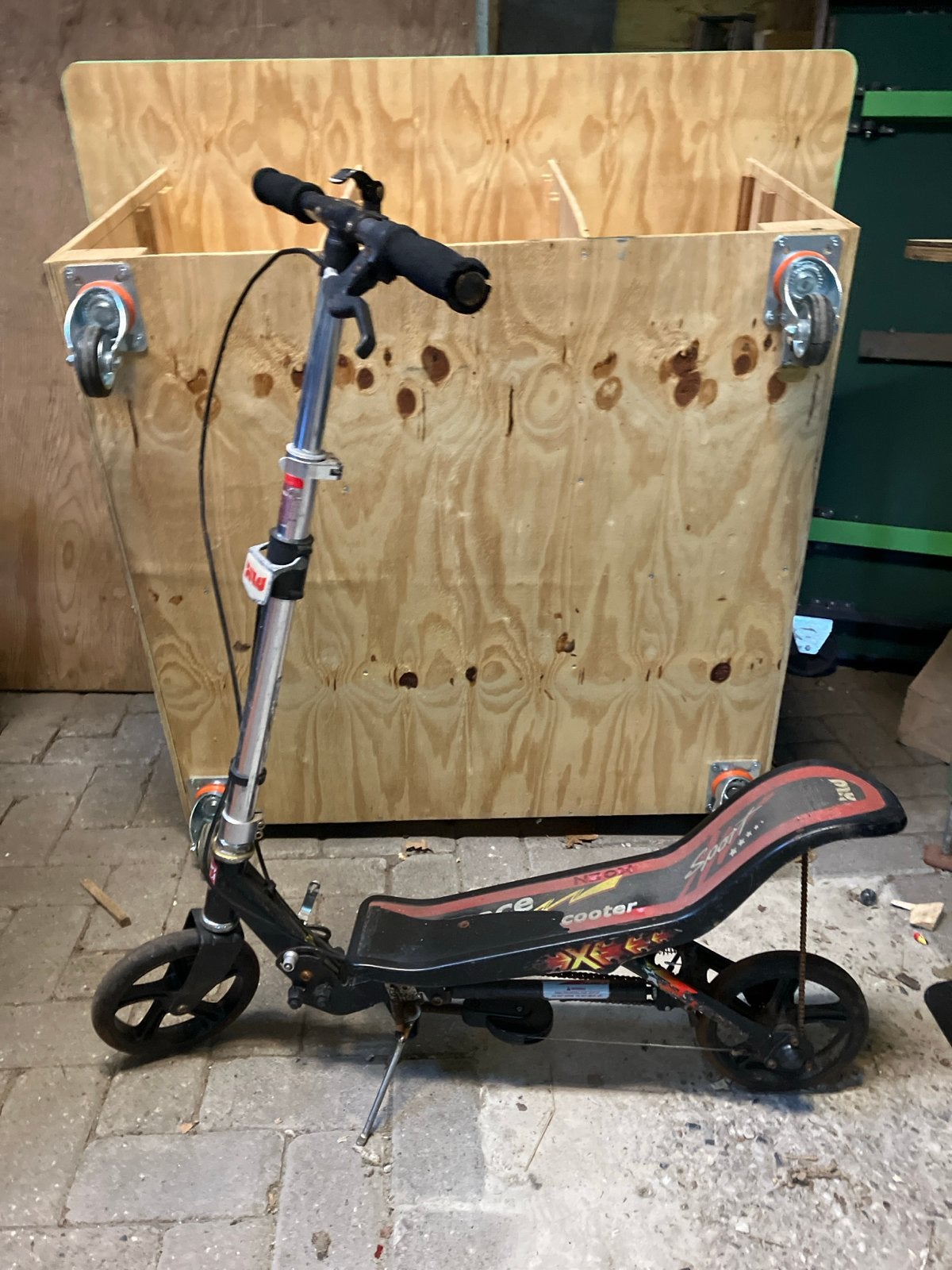 Gebruikte space scooter, Fietsen en Brommers, Ophalen, Gebruikt, Gewone step