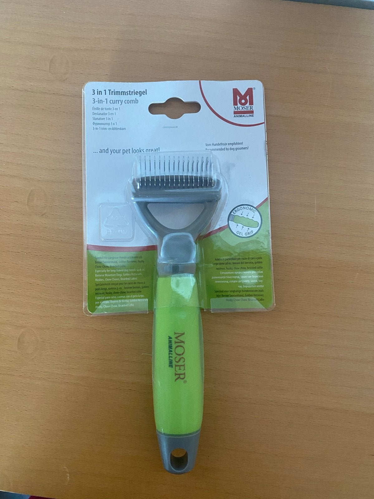 Moser 3 in 1 klittenkam, Moser, Ophalen of Verzenden, Nieuw, Overige typen