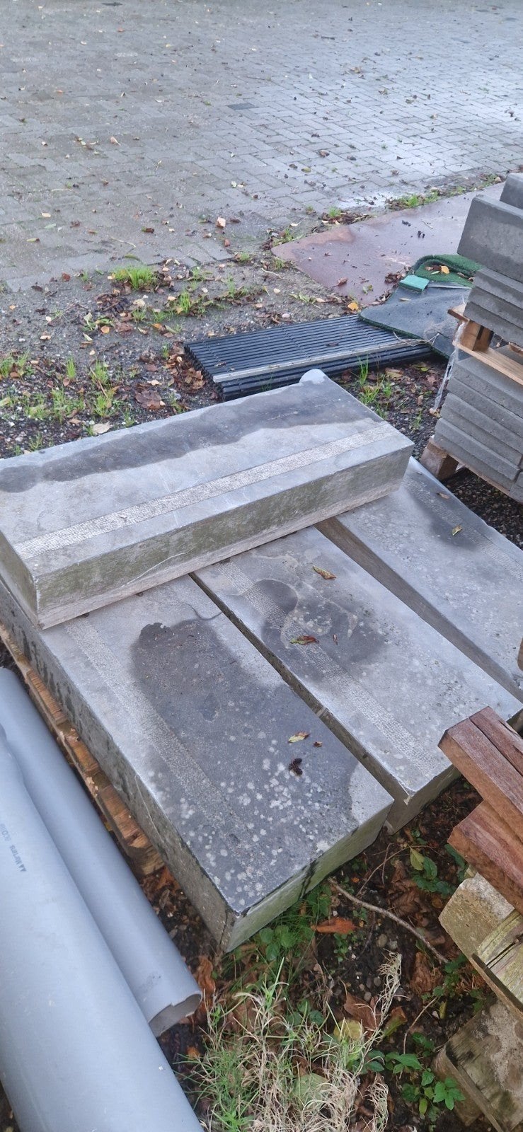 4x traptreden  100x35x15, Ophalen, Gebruikt, Overige materialen