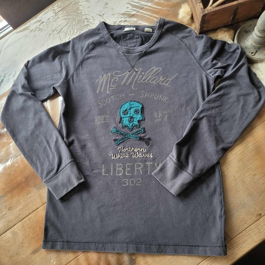 Scotch Shrunk longsleeve, maat 164, Gebruikt, Scotch Shrunk, Ophalen of Verzenden, Shirt of Longsleeve