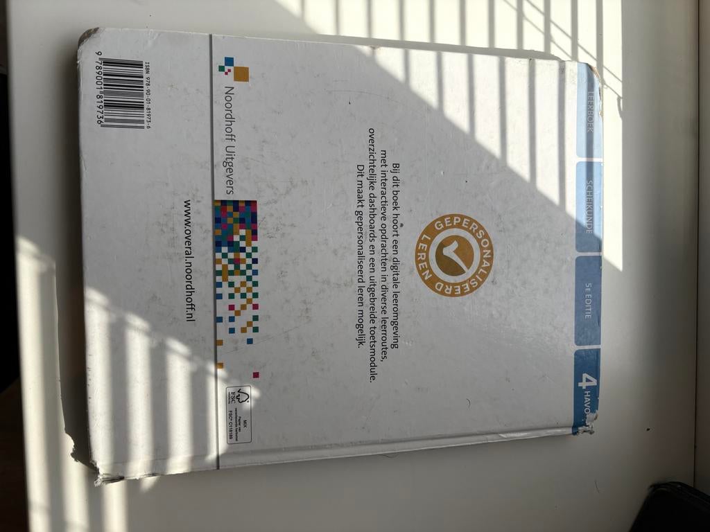 Chemie Overal 5e ed havo 4 leerboek, Boeken, Ophalen of Verzenden, Zo goed als nieuw, Overige niveaus, Nederlands