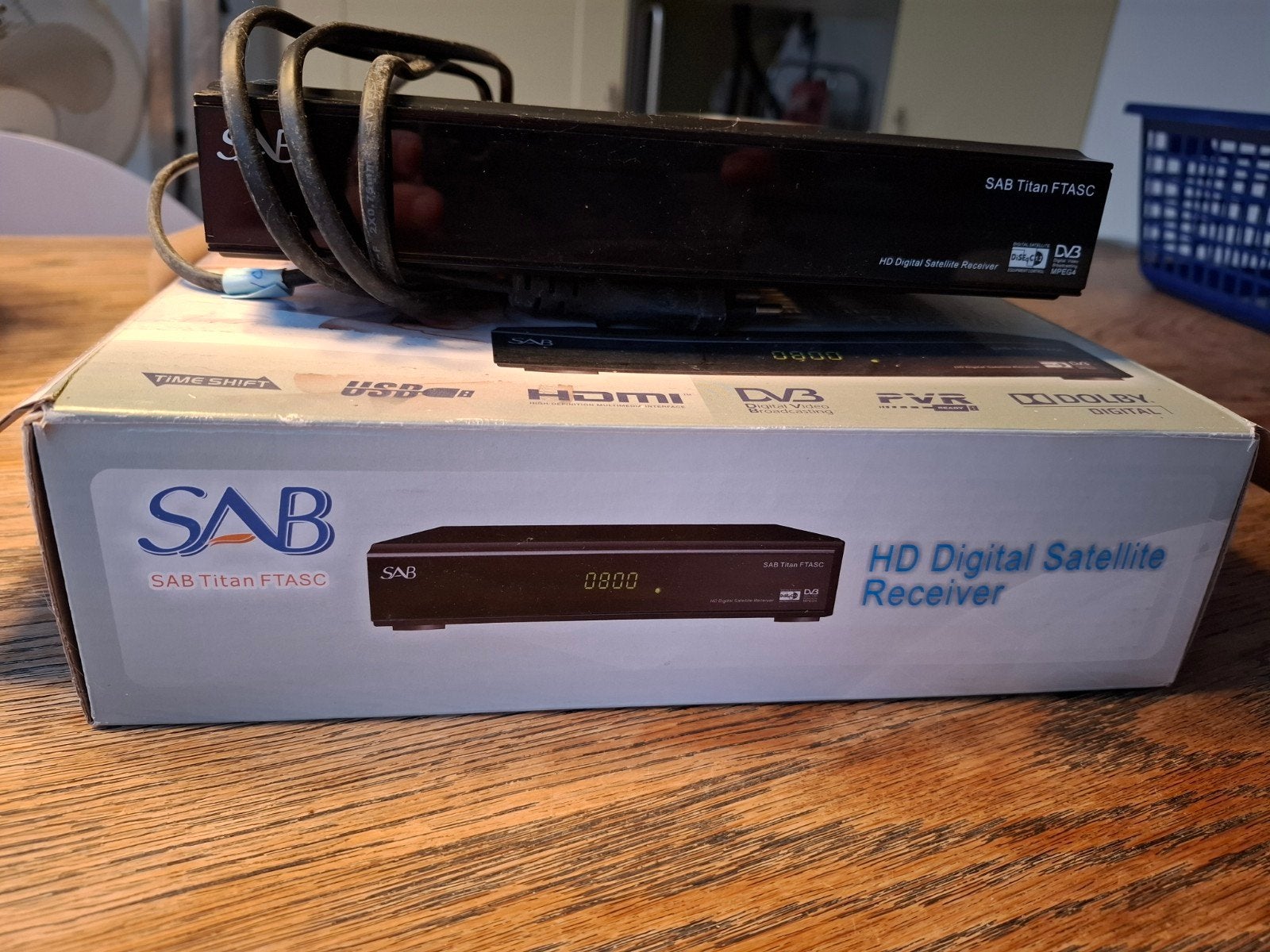 SAB Titan FTASC HD Digitale Satelliet Ontvanger, Ophalen of Verzenden, Gebruikt, Decoder