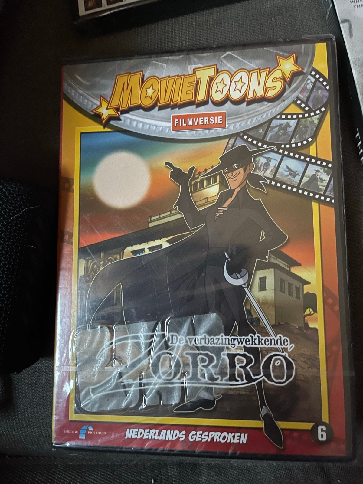 MovieToons: De Verbazingwekkende Zorro -  in verpakking DVD, Avontuur, Ophalen of Verzenden, Vanaf 6 jaar, Nieuw in verpakking