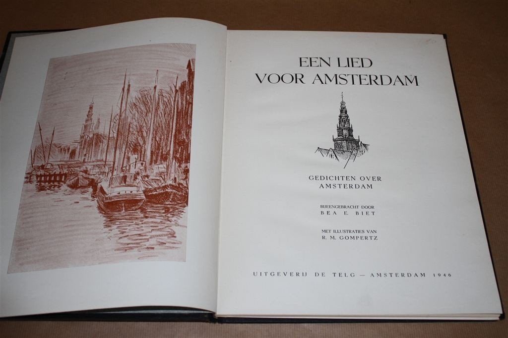 Een lied voor Amsterdam. Gedichten over Amsterdam., Boeken, Ophalen of Verzenden, Nieuw