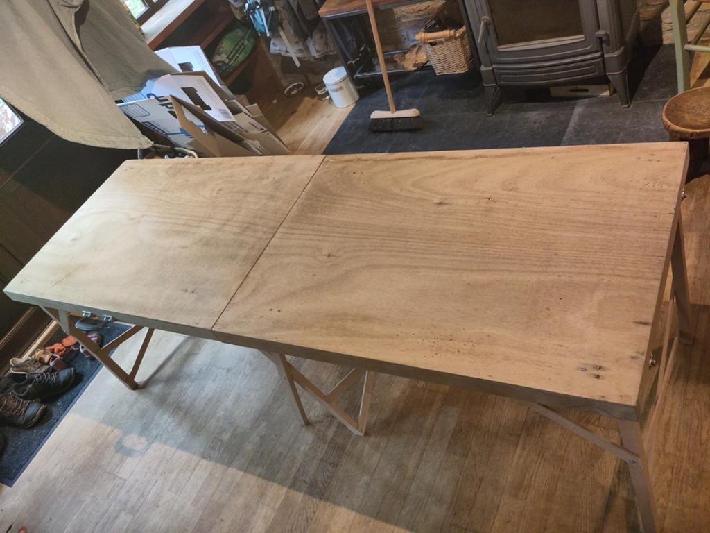 Behandeltafel opklapbaar beukenhout, Huis en Inrichting, Ophalen, Gebruikt, Clean, 75 cm of meer