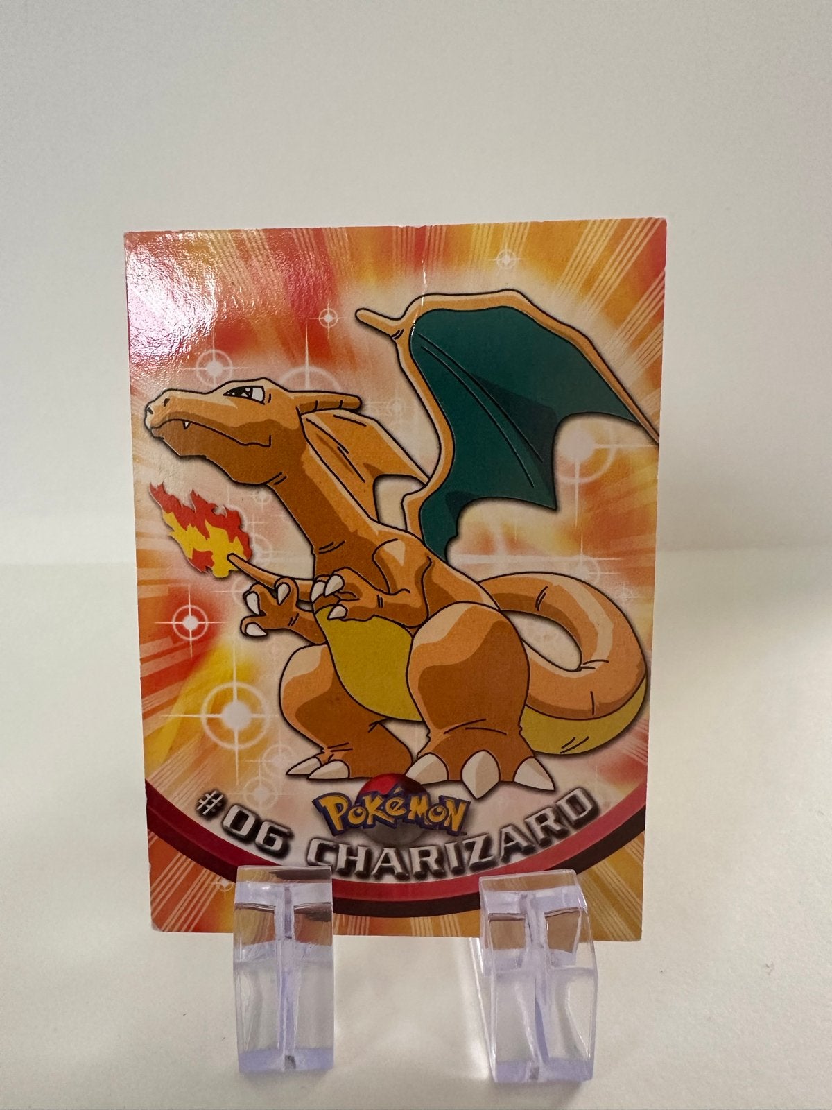 Pokémon Topps TV Animation Edition #06 Charizard, Hobby en Vrije tijd, Verzamelkaartspellen | Pokémon, Ophalen of Verzenden, Gebruikt