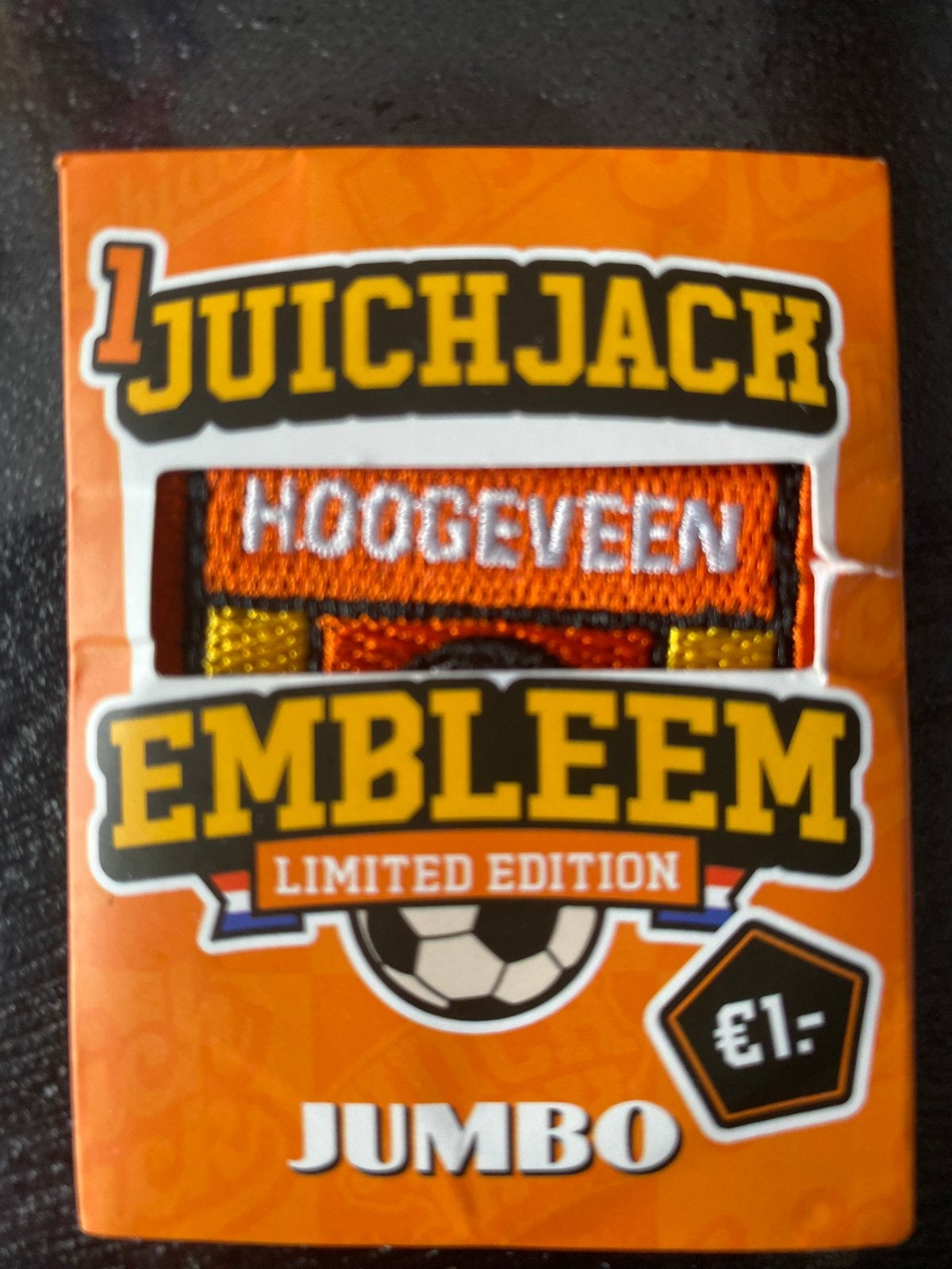 Juichjack embleem, Hobby en Vrije tijd, Kledingapplicaties en Hotfix, Ophalen of Verzenden, Zo goed als nieuw
