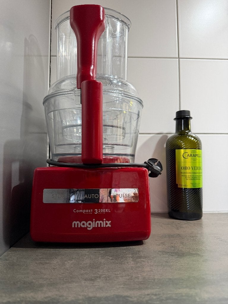 Rode Magimix 3200 keukenmachine, Ophalen, Overige typen, Zo goed als nieuw, Rood