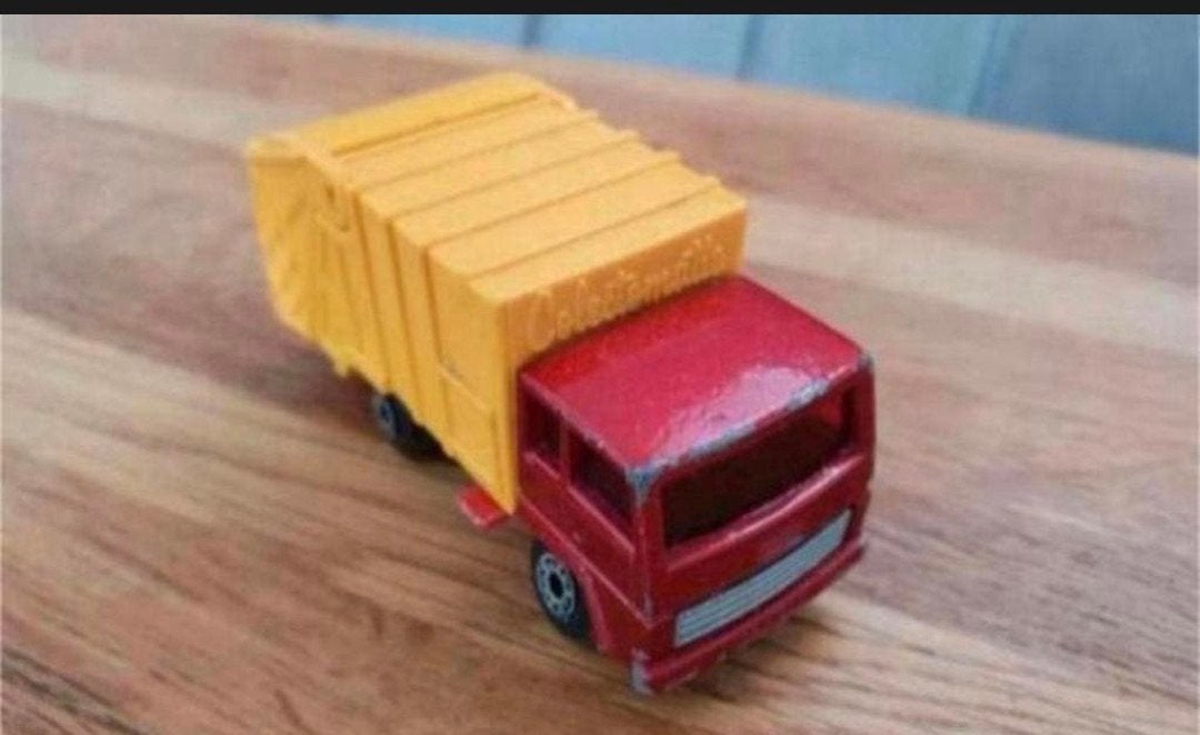 Matchbox Refuse Truck 1979 – Lesney England, Ophalen of Verzenden, Gebruikt, Bus of Vrachtwagen