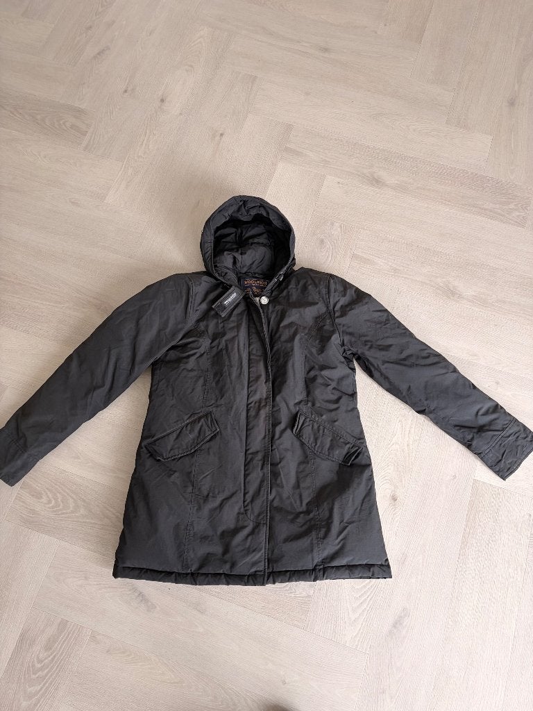 Woolrich dames parka, Zwart, Maat 42/44 (L), Ophalen of Verzenden, Woolrich
