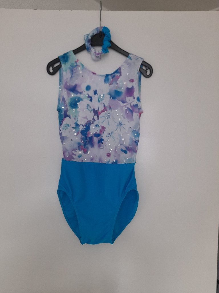 Nieuw!! Turnpakje maat 140-146, Sport en Fitness, Turnen, Blauw, Nieuw, Ophalen of Verzenden, Turnpak(je)