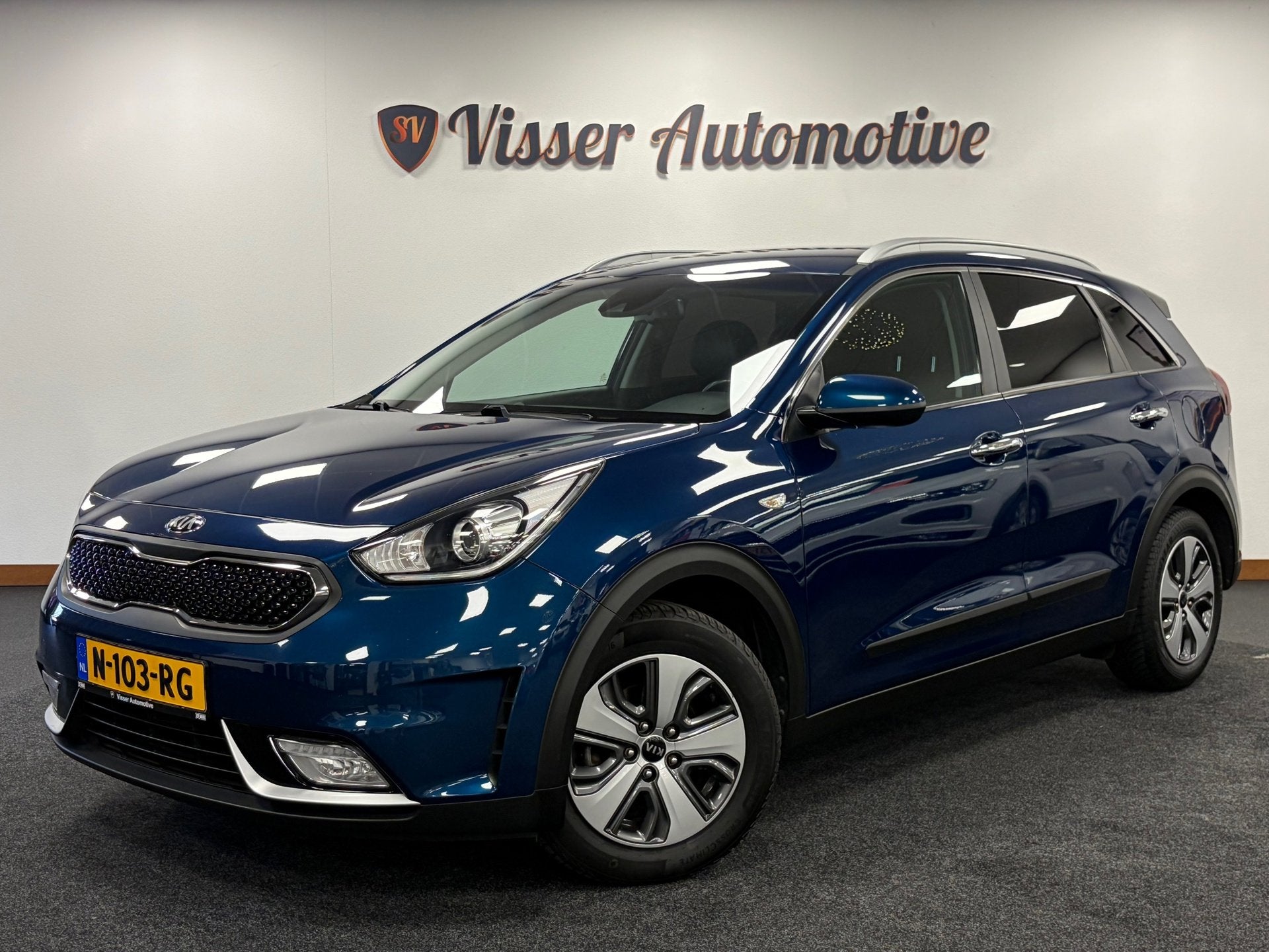 Kia Niro 1.6 GDi Hybrid DynamicLine*Camera*Winter-Pakket*Nav, Auto's, Kia, Bedrijf, Te koop, Niro, ABS, Achteruitrijcamera, Airbags