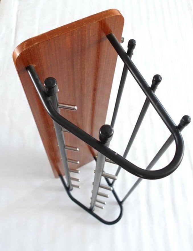 Vintage wandkapstok jaren 60 Dutch design, Gebruikt, Minder dan 100 cm, Hout, Ophalen