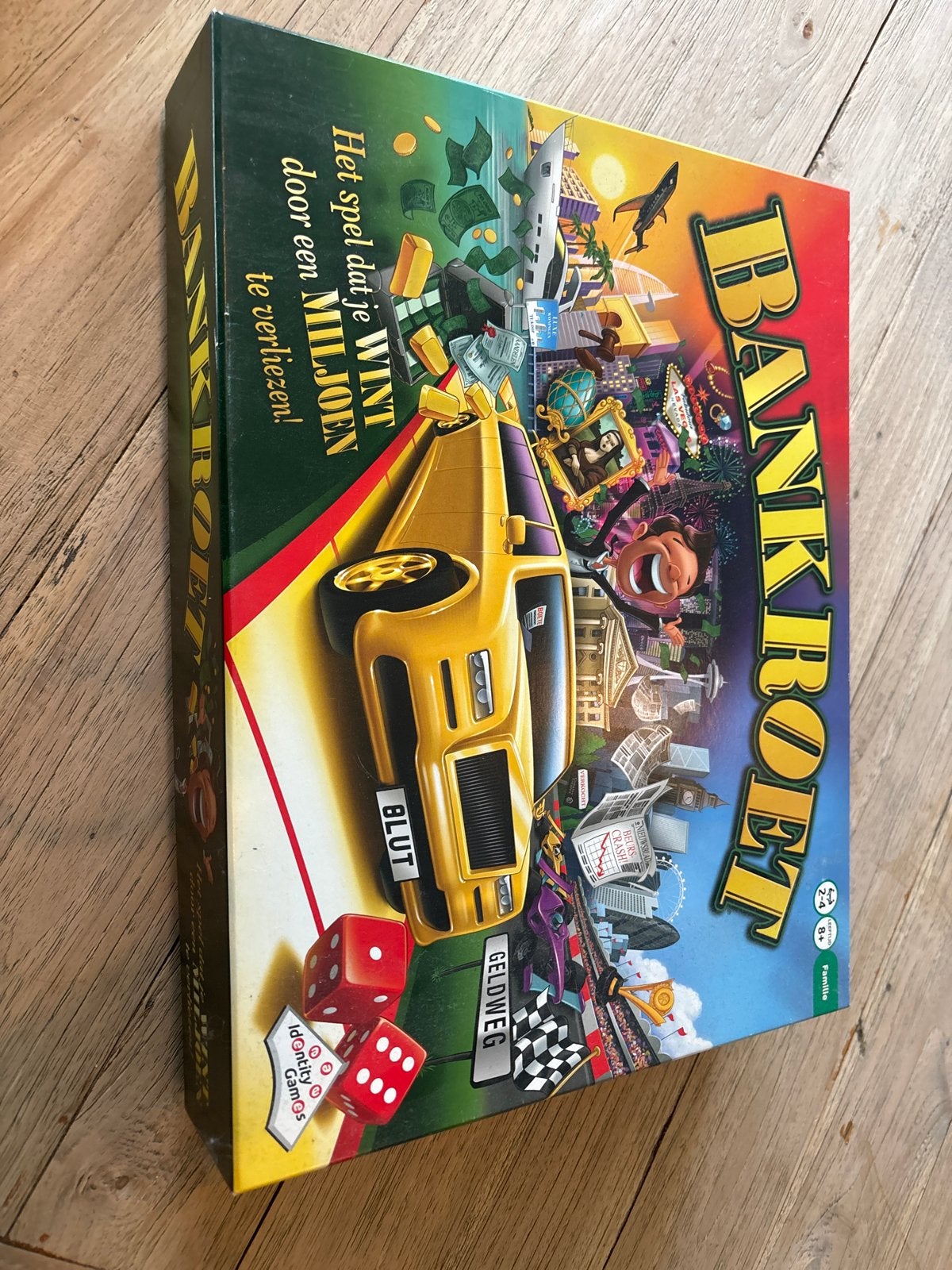 Bankroet bordspel - Het spel dat je wint door te verliezen!, Hobby en Vrije tijd, Drie of vier spelers, Ophalen, Gebruikt