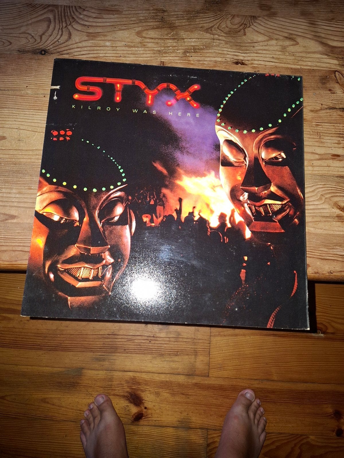 Styx - Kilroy Was Here LP (1983), LP, Ophalen of Verzenden, Progressive Rock, Gebruikt