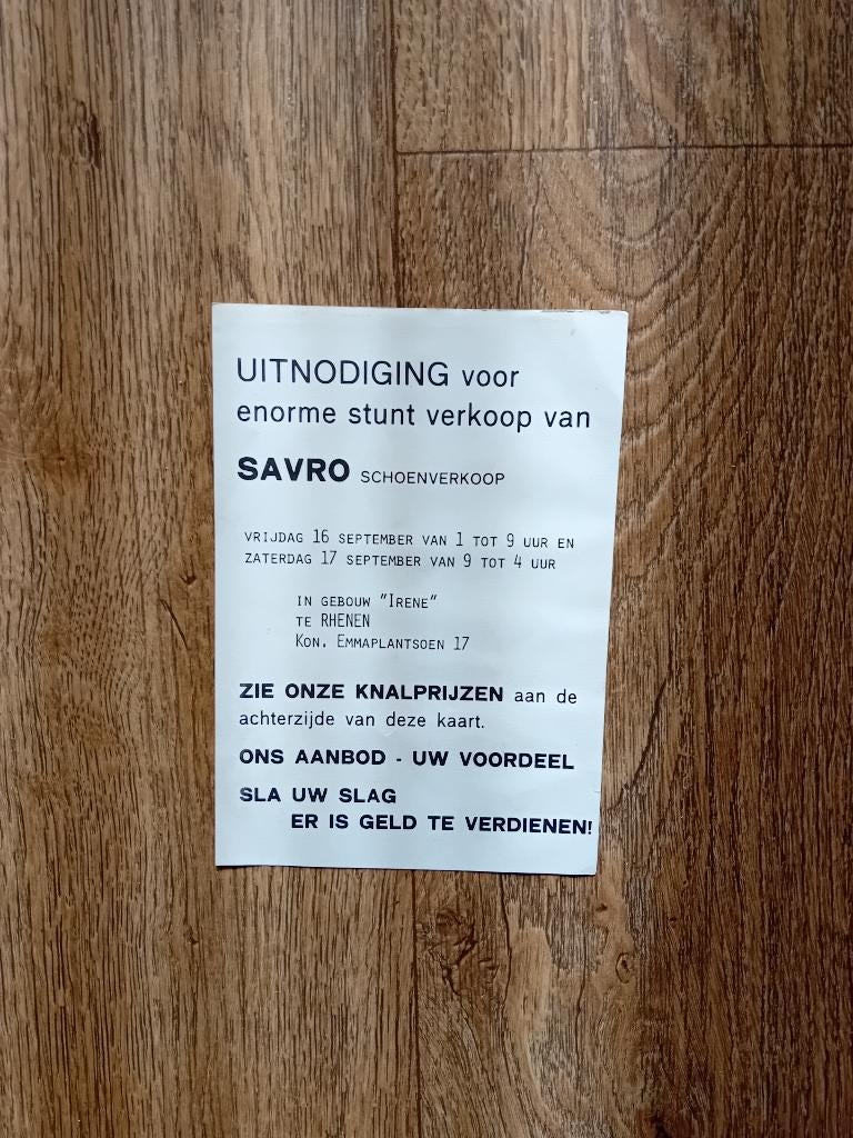 Verkoop SAVRO, Ophalen of Verzenden, Gebruikt, Overige typen