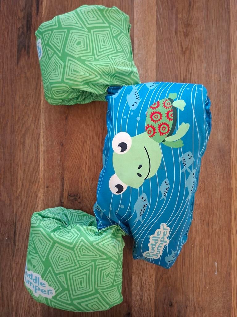 Puddle Jumper zwembandjes met schildpad en kikker, Kinderen en Baby's, Ophalen, Gebruikt, Jongetje of Meisje, One size